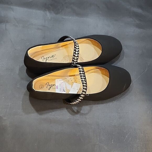 BRAND NEW LYNX RHINESTONE STRAP SLIP-ON BALLET FLAT. - Picture 9 of 15